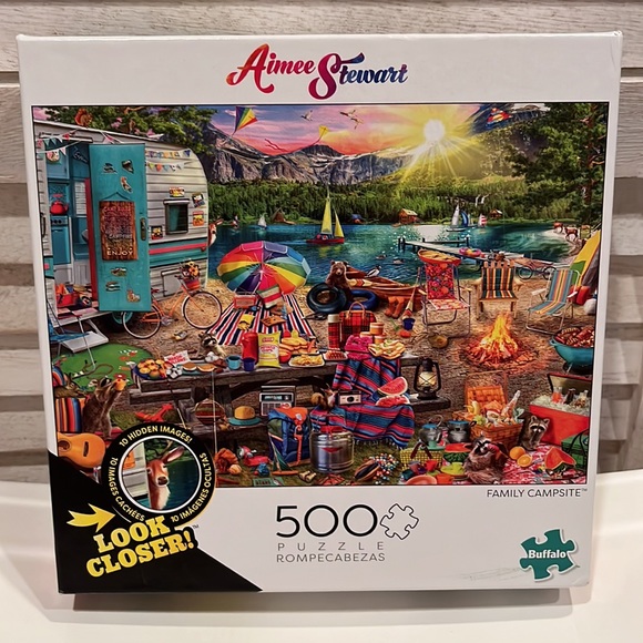 buffalo games Other - Family Campsite Puzzle 500 Pieces - Buffalo Games